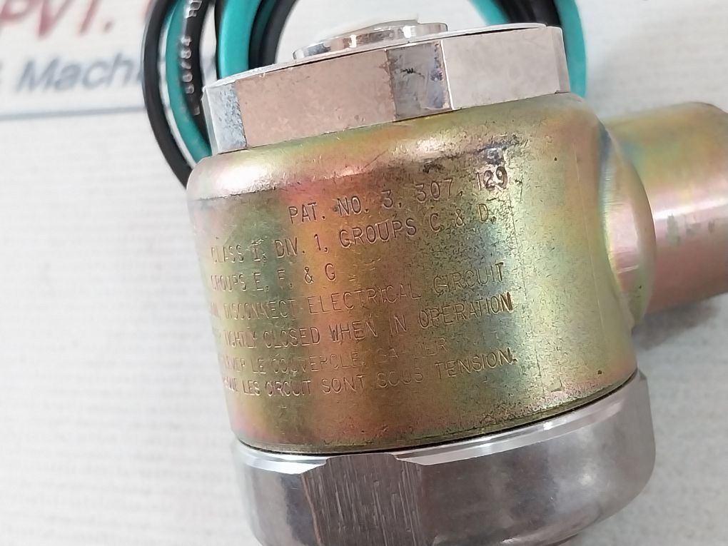 Versa E-3198-84Xx-a120 Solenoid Valve Coil Div.1