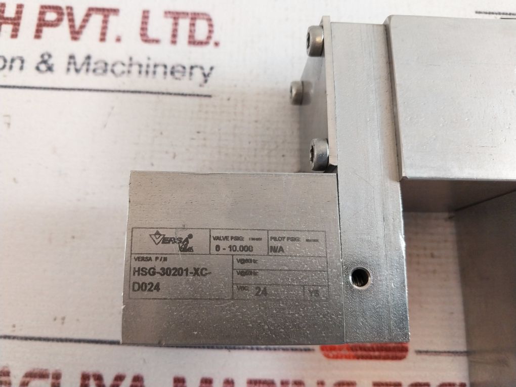 Versa Hsg-30201-xc-d024 Solenoid Valve 24 Vac/Dc