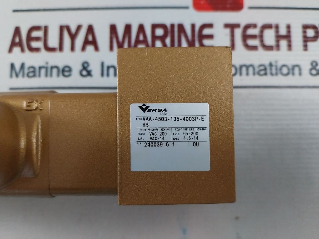 Versa Vaa-4503-135-4003P-eh6 Pneumatic Directional Valve 3A-018-2035