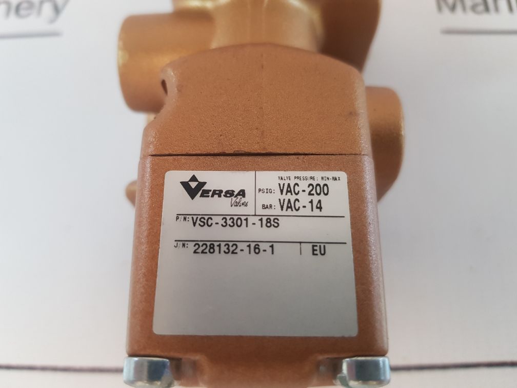 Versa Vsc-3301-18S Three-way Valve

