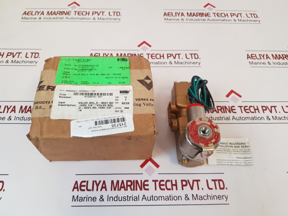 Versa Vsg-8322-pc-xx-a120 Solenoid Valve