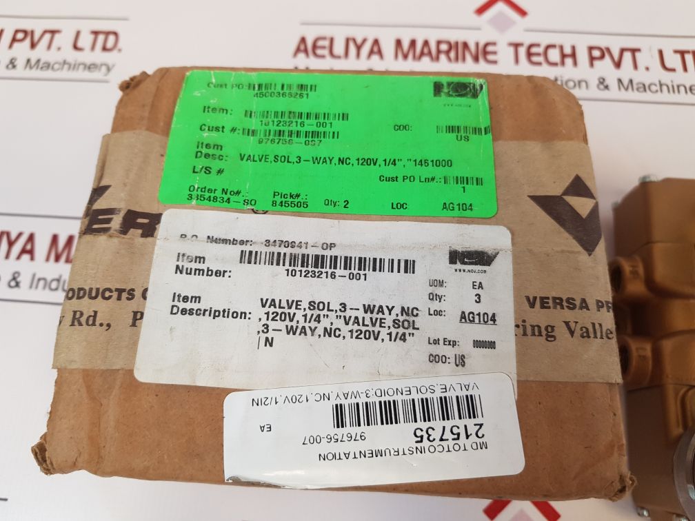 Versa Vsg-8322-pc-xx-a120 Solenoid Valve