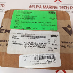 Versa Vsg-8322-pc-xx-a120 Solenoid Valve
