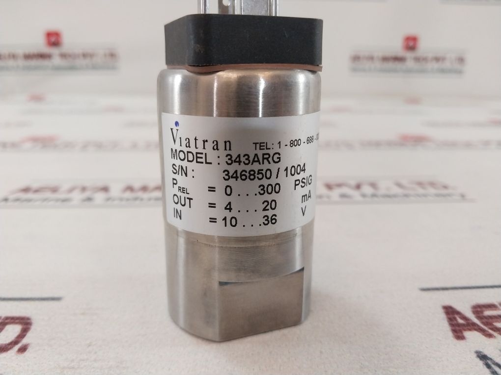 Viatran 343Arg Pressure Transducer 0-300 Psig