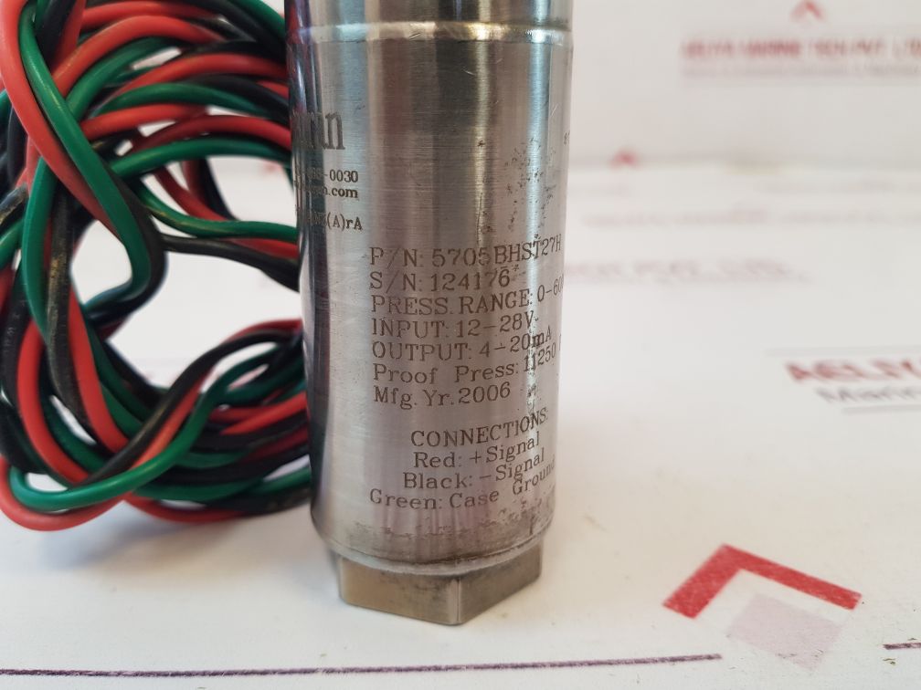 Viatran 5705Bhst27H Pressure Transmitter 0-6000 Psis