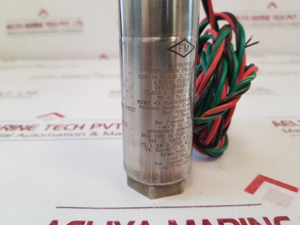 Viatran 5705Bhst27H Pressure Transmitter 0-6000 Psis