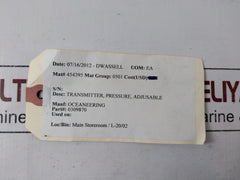 Viatran 5715Apsny Pressure Transmitter