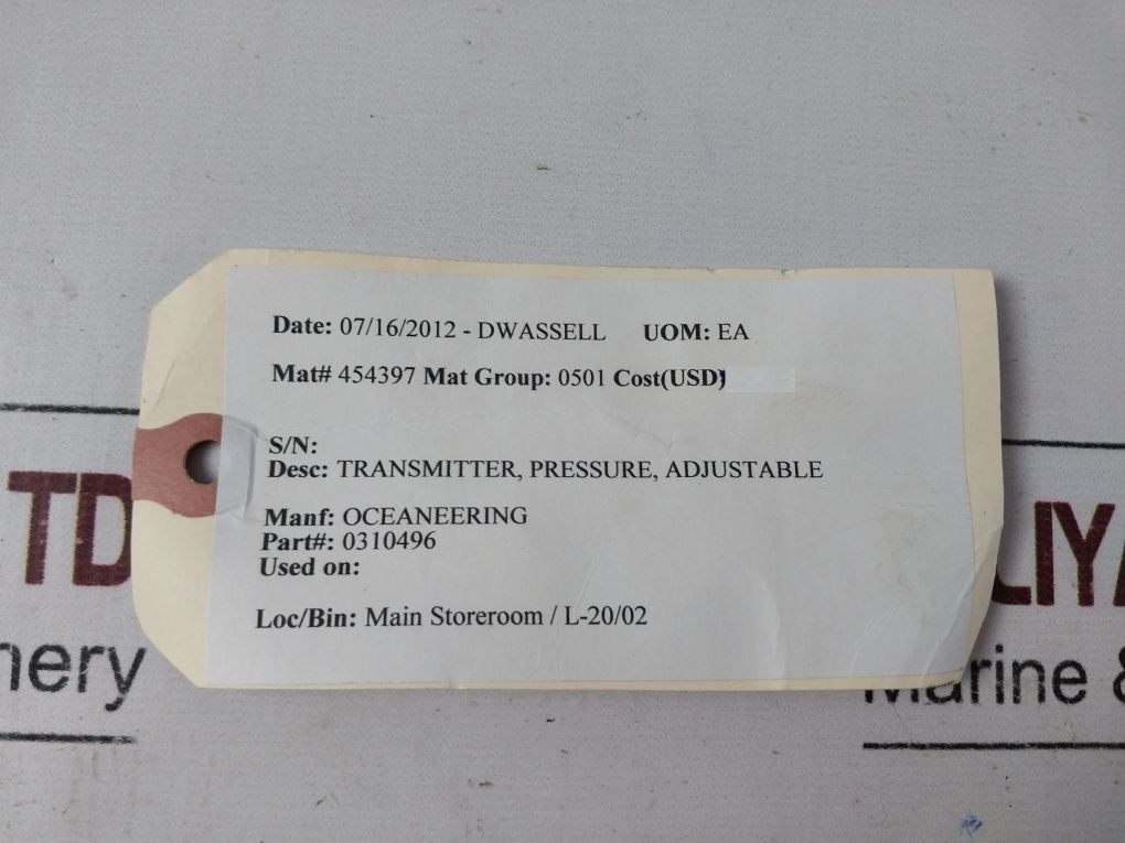 Viatran 5715Bmsny Pressure Transmitter