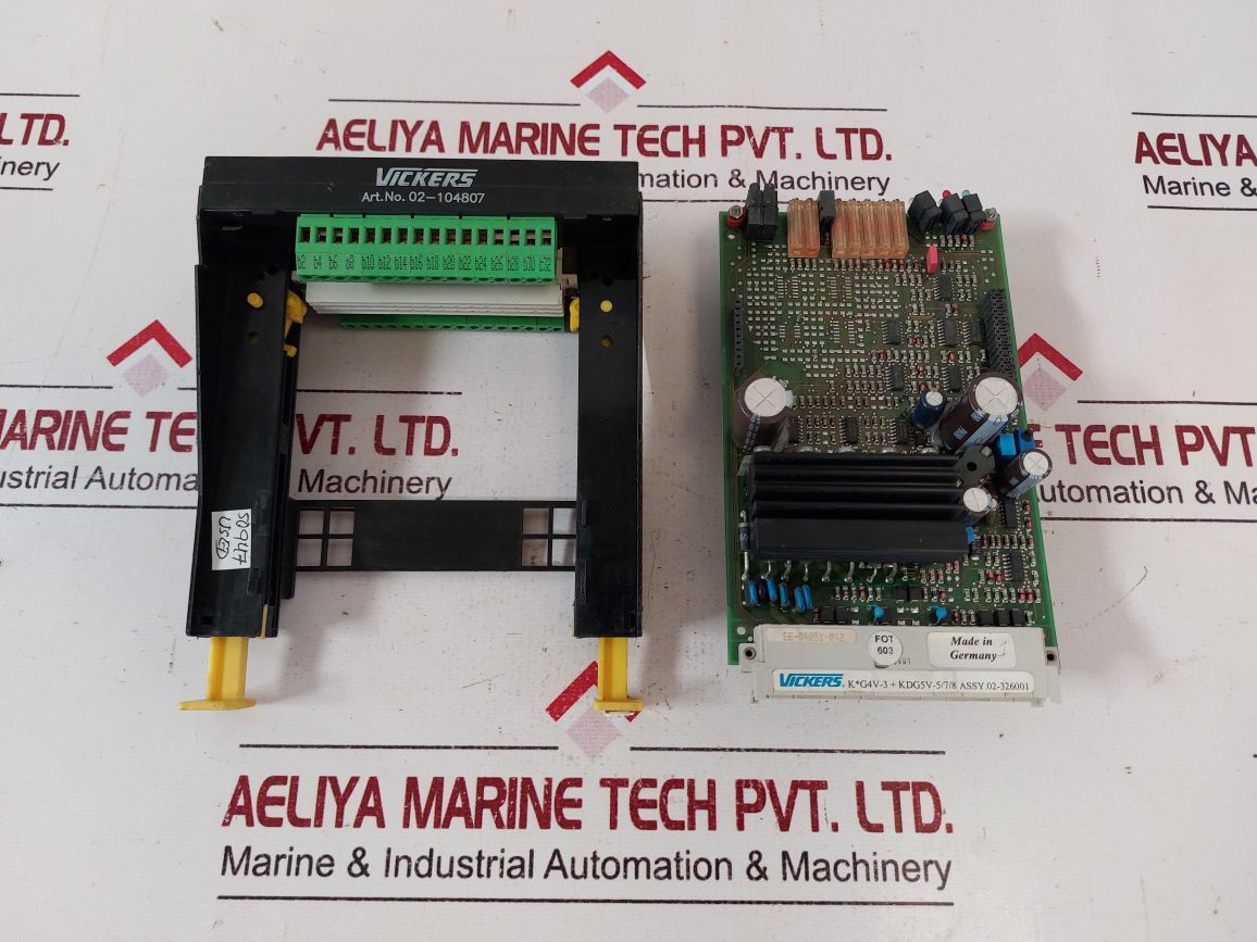 Vickers 02-326001 Pcb Card With Holder
