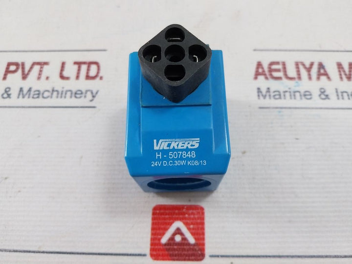Vickers H-507848 Solenoid Valve Coil 24V D.C. 30W 
