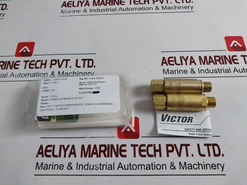 Victor FlameBuster™ Flashback Arrestors, FB-1; HD, Oxy/Fuel, B 9/16 In - Foto 2