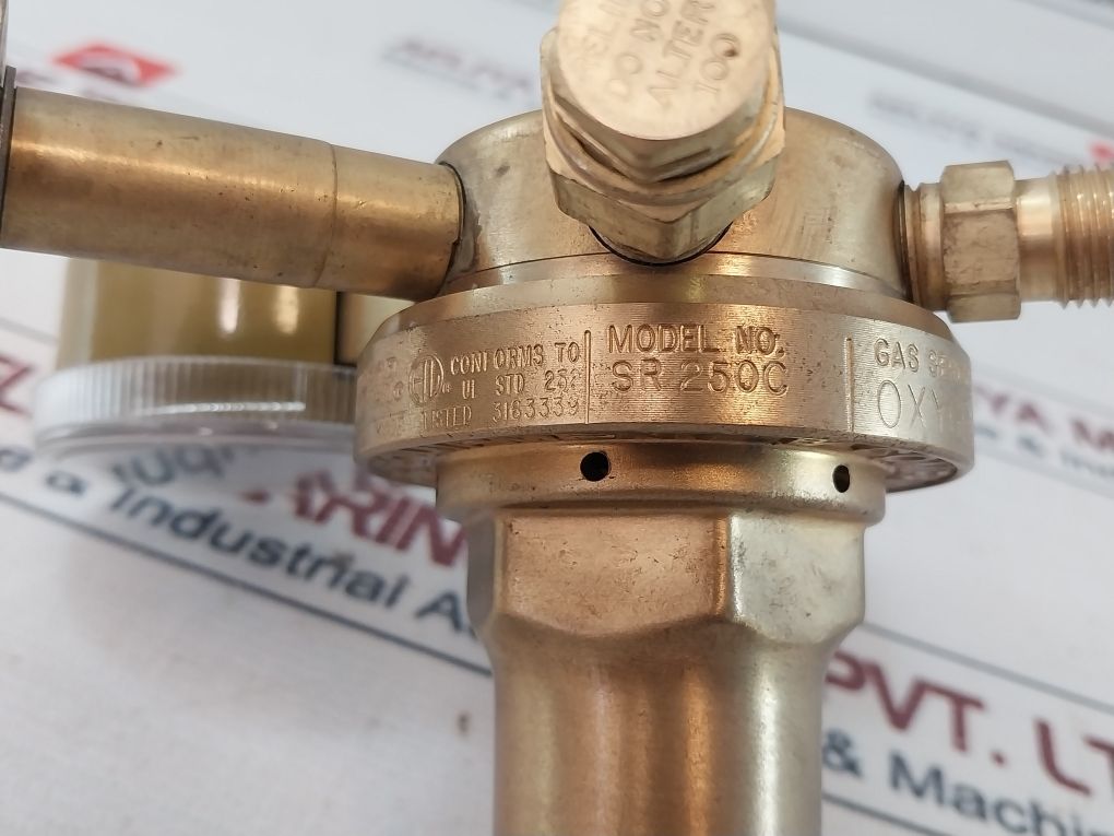 Victor Sr250C-540 Oxygen Cylinder Regulator