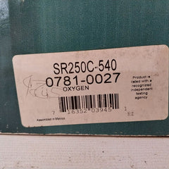 Victor Sr250C-540 Oxygen Cylinder Regulator