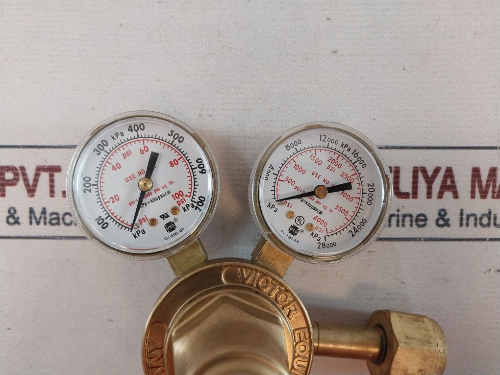 Victor Sr250C-540 Oxygen Cylinder Regulator