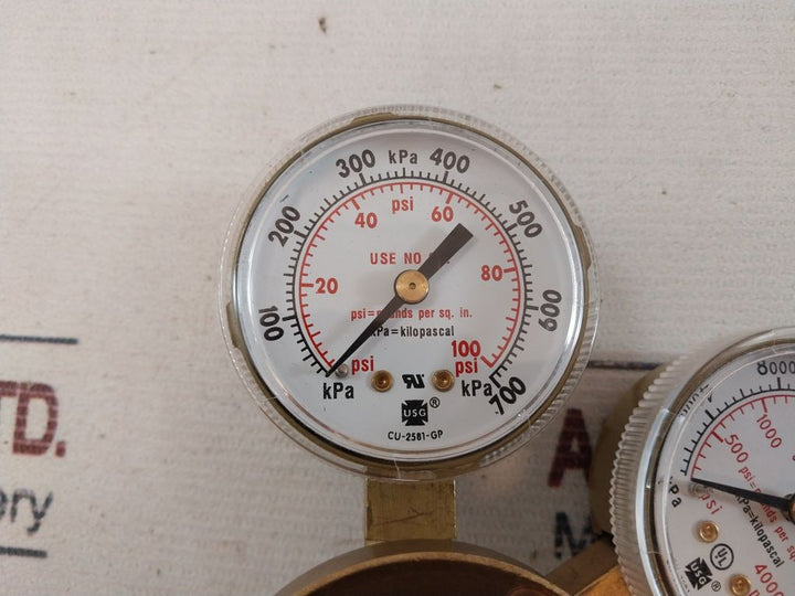 Victor Sr250C-540 Oxygen Cylinder Regulator