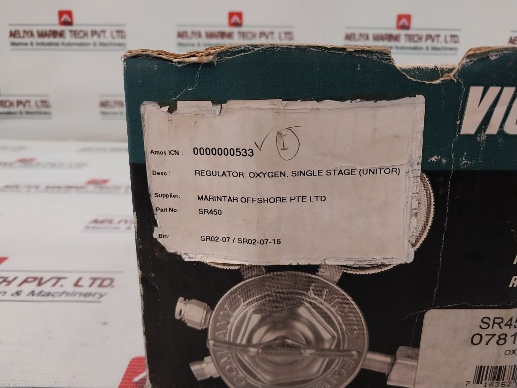 Victor Sr 450D Pressure Regulator 3000 Psig