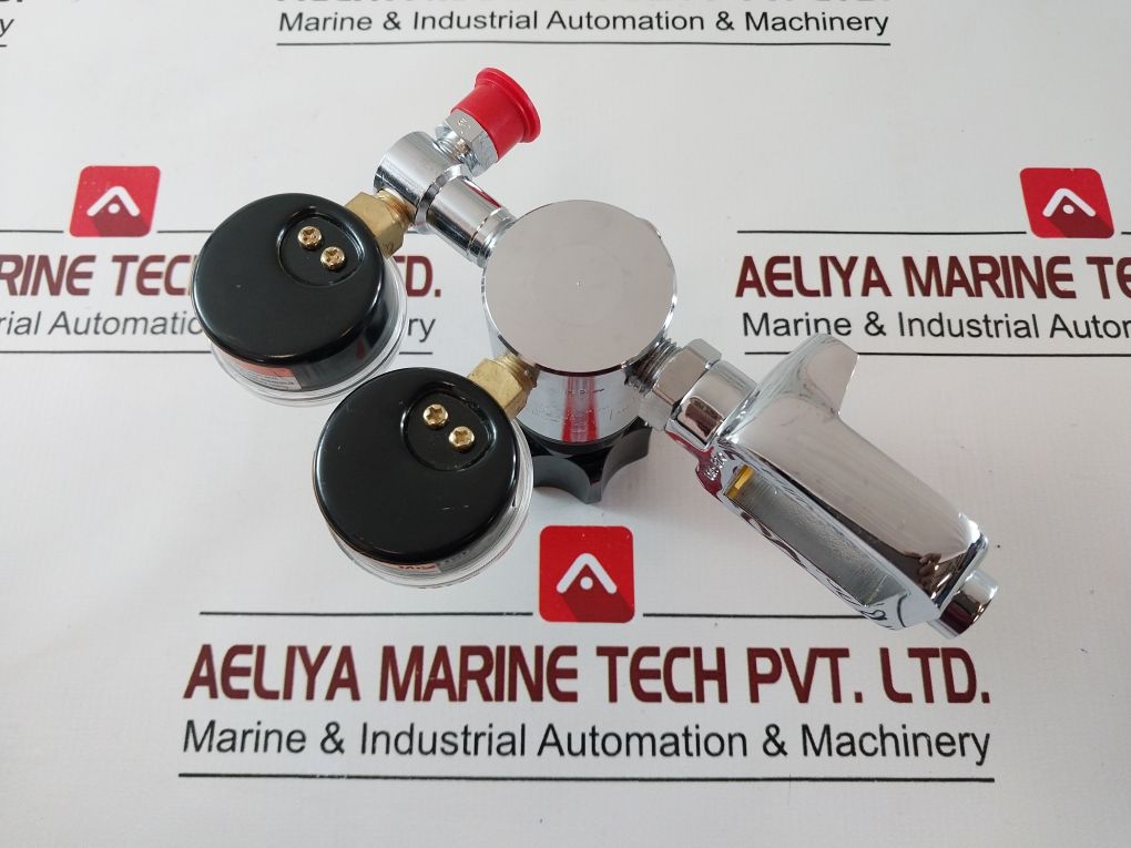 Victor Vmg-15Sy Medical Oxygen Regulator Dual Gauge