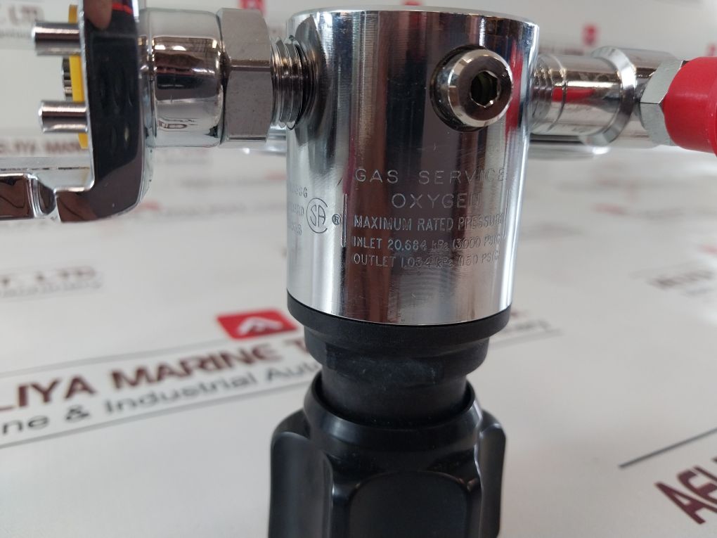 Victor Vmg-15Sy Medical Oxygen Regulator Dual Gauge