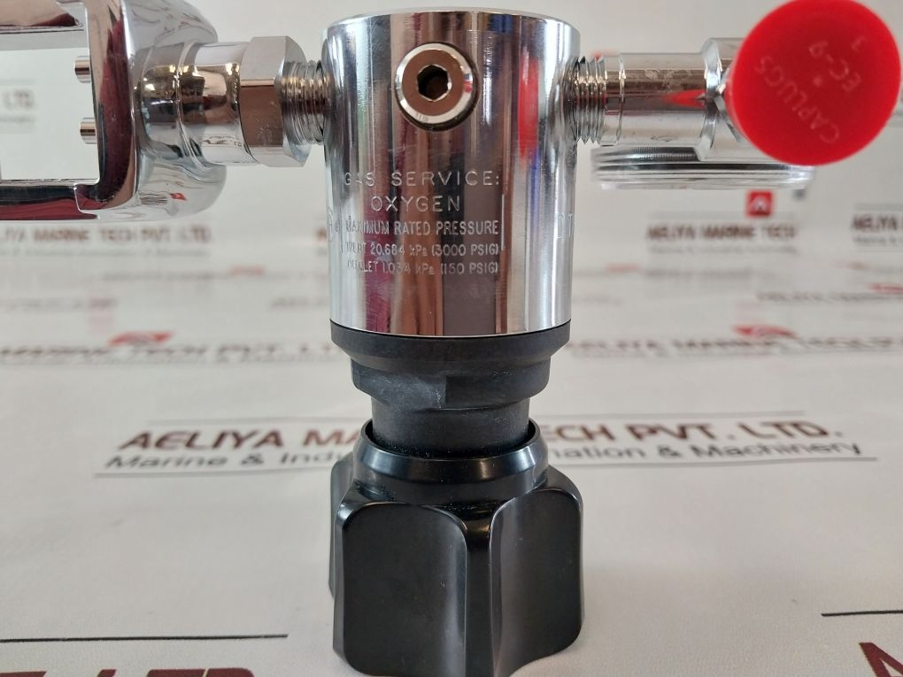 Victor Vmg-15Sy Medical Oxygen Regulator Dual Gauge