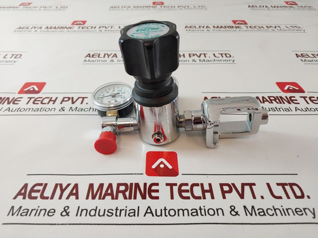 Victor Vmg-15Sy Medical Oxygen Regulator Dual Gauge