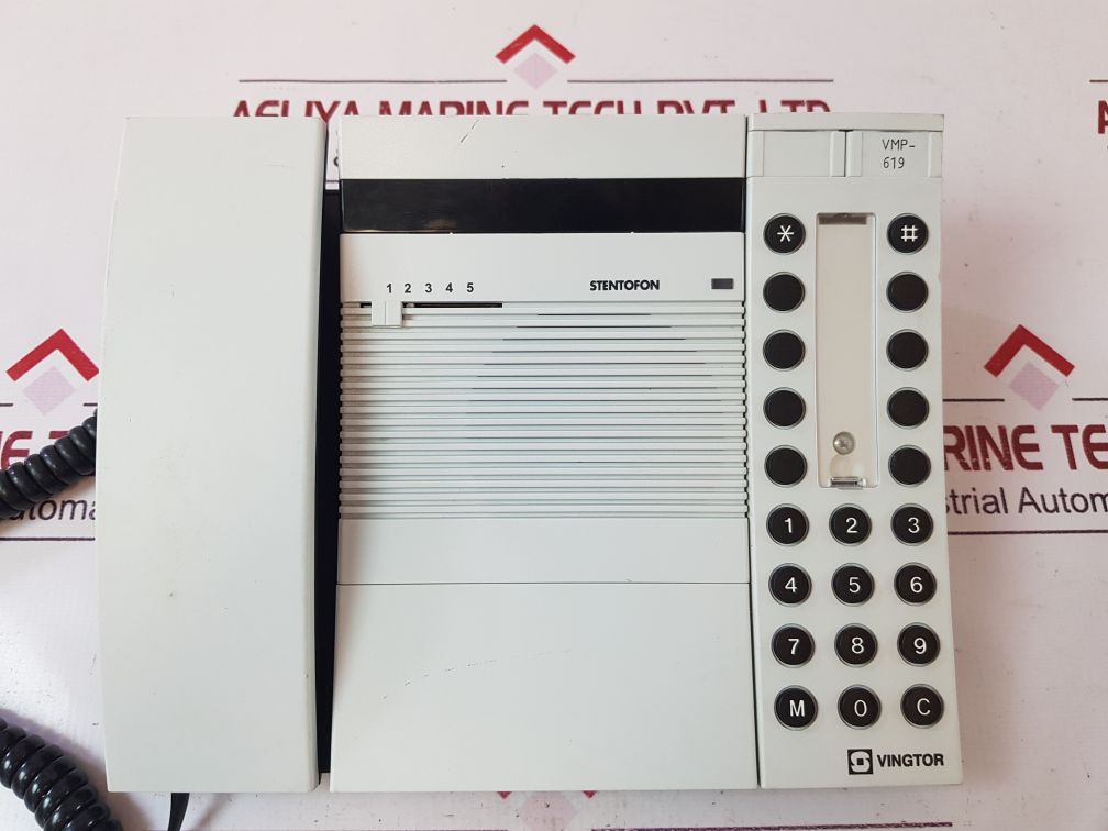Vingtor Zenitel Vmp-619 Derek Master Station W/Handset Vmp-619.0221