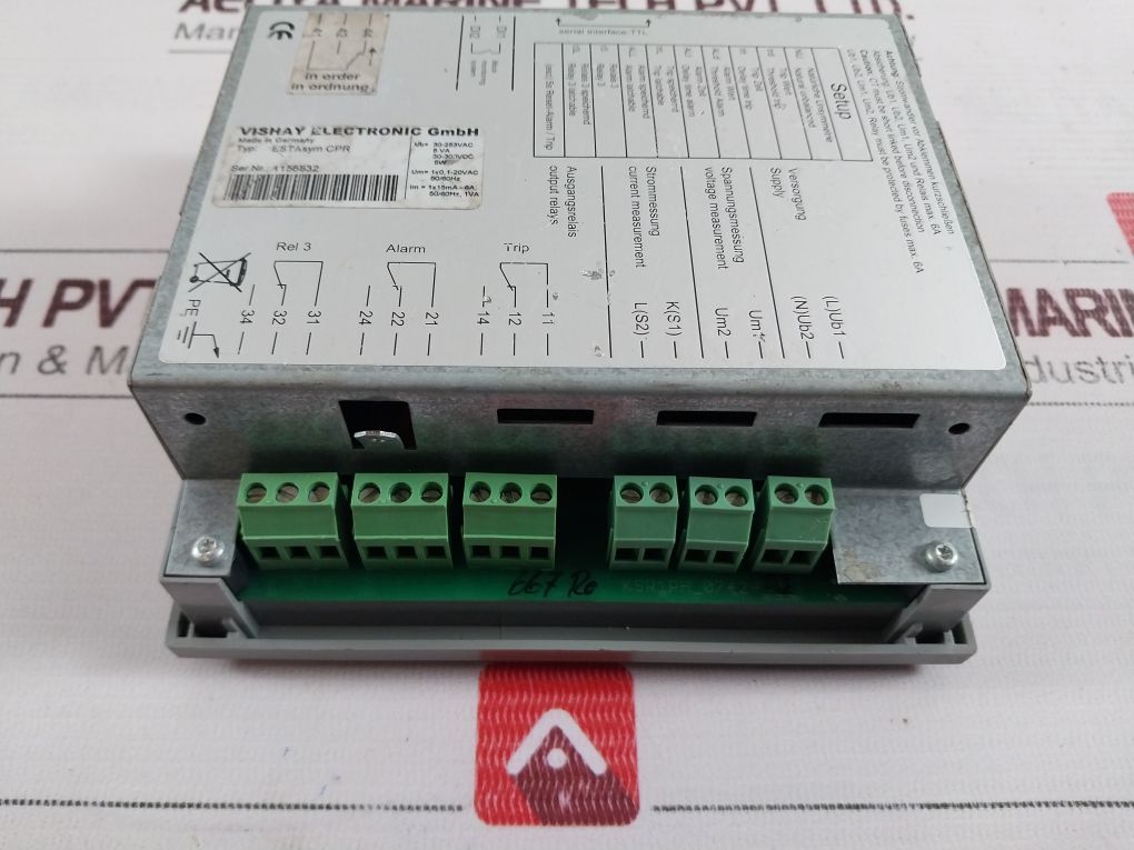 Vishay Esta Sym Cpr Unbalance-protection Relay