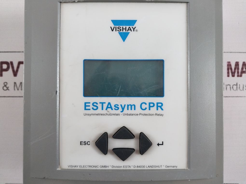 Vishay Esta Sym Cpr Unbalance-protection Relay