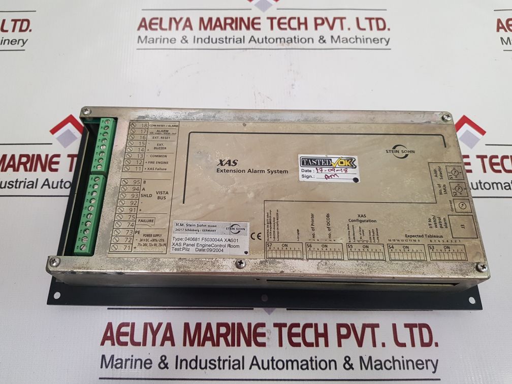 H.M. Stein/Vista Automation 040681 Extension Alarm System F503004A Xas01