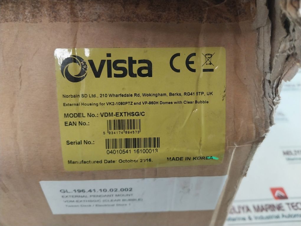 Vista Vdm-exthsg/C External Pendant Mount Set