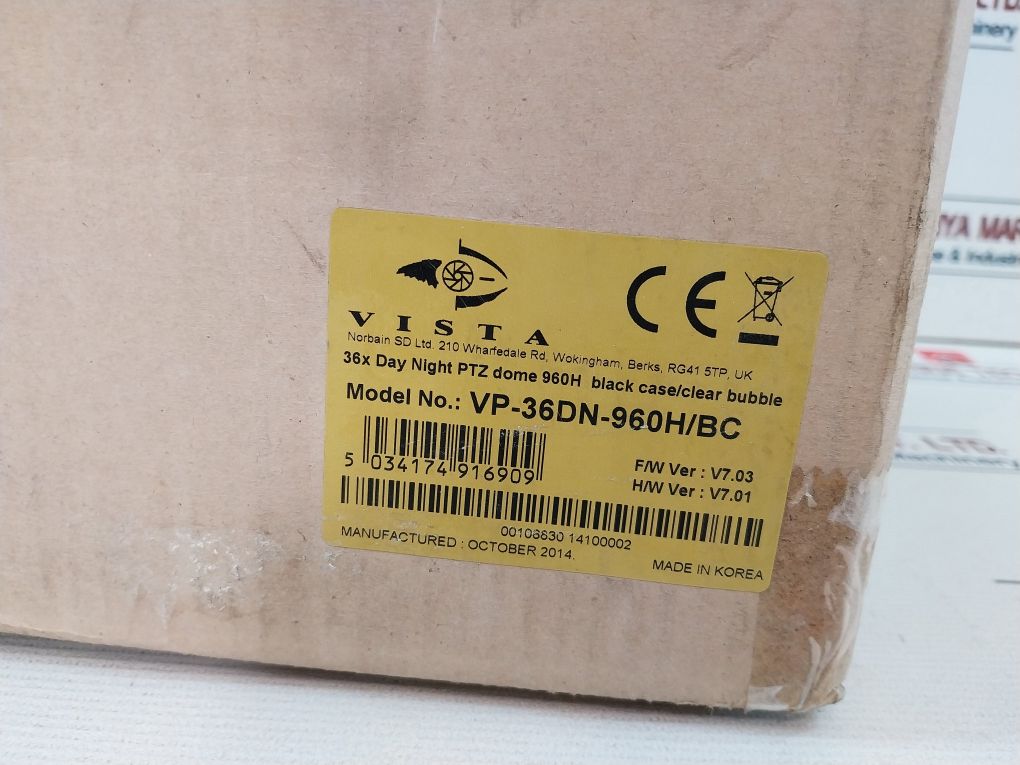 Vista Vp-36Dn-960H/Bc Dome Camera Rev 7.03