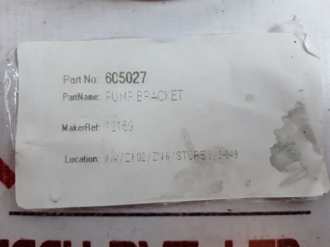 Vitality 605027 Pump Bracket 120 V