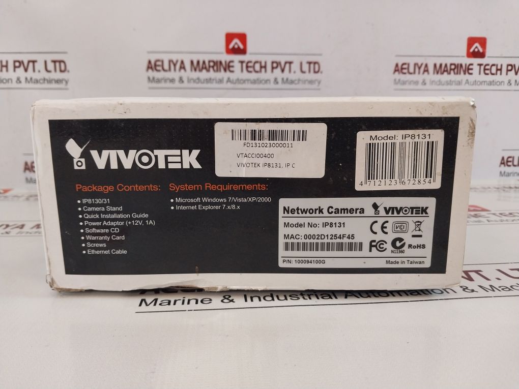 Vivotek Ip8131 Compact Cube Network Camera Set