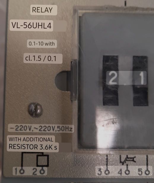 Vl-56Uhl4 Time Relay