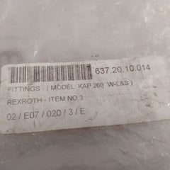 Voss 20C Screw Connection Wh 15-plm-omd