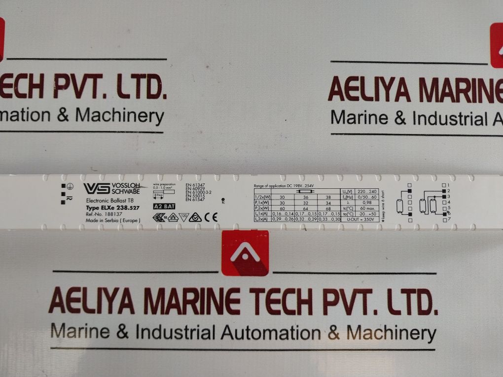 Vossloh Schwabe Elxe 238.527 Electronic Ballast