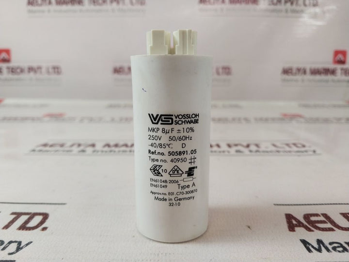 Vossloh Schwabe Mkp 8µF ±10%