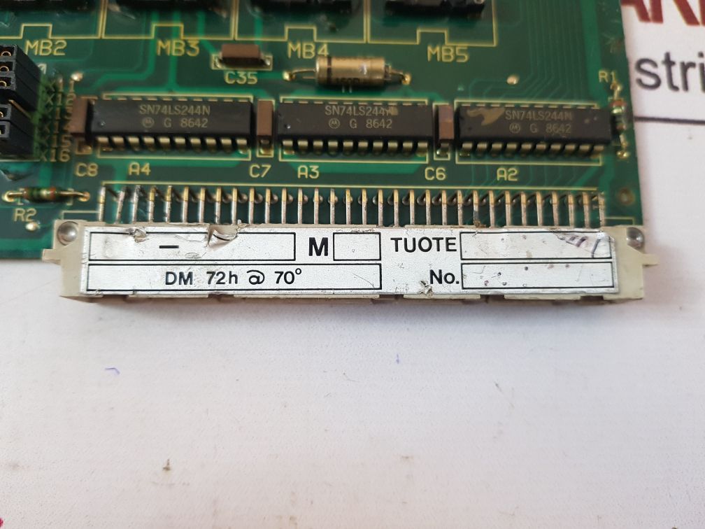 Valmet Memu 547006-3B,547006-3A Circuit Board