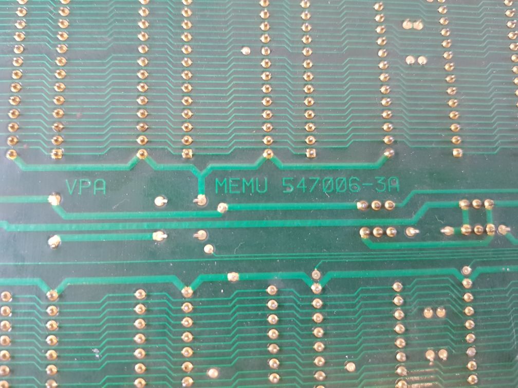 Valmet Memu 547006-3B,547006-3A Circuit Board