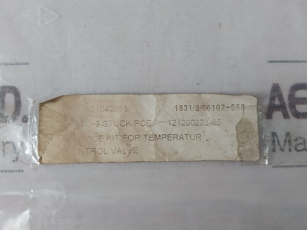 Vt-vts-vtft25/27-63° Thermostat Spare Part Repair Kit 270.1395