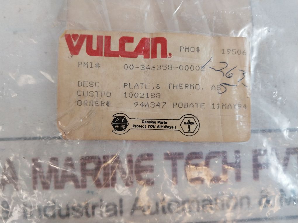 Vulcan 00-346358-00002 Limit Thermostat