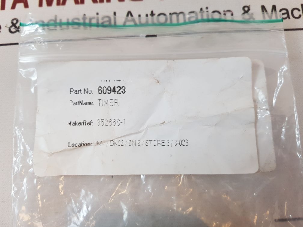 Vulcan 352668-00001 Timer 609423
