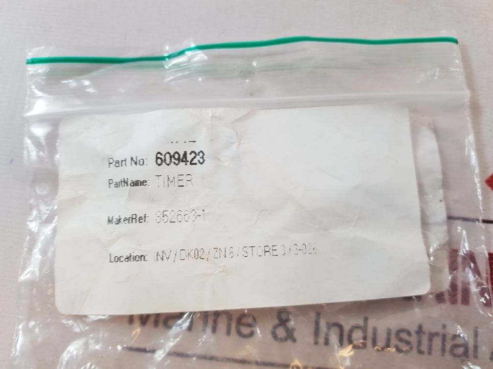 Vulcan 352668-00001 Timer 609423
