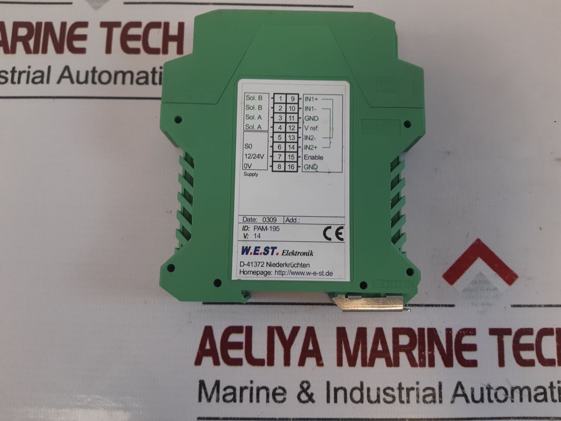 W.E.St. Elektronik Pam-195 Power Amplifier