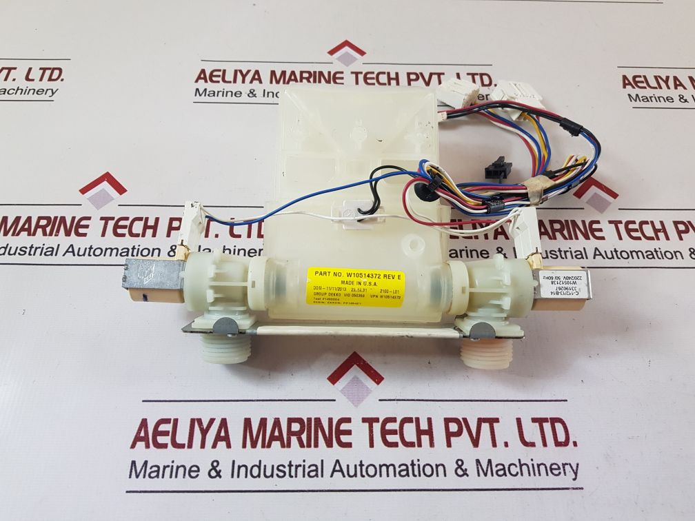 Whirlpool W10514372 Water Inlet Valve W10486031 Rev E