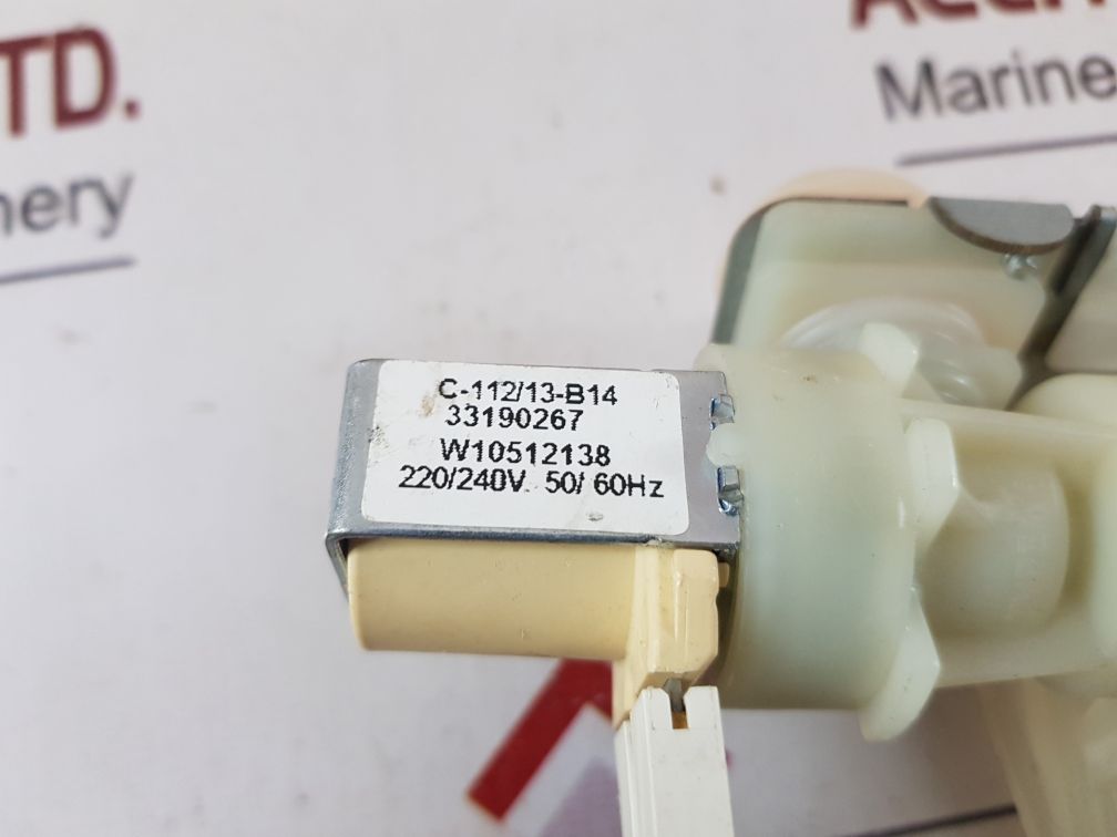 Whirlpool W10514372 Water Inlet Valve W10486031 Rev E