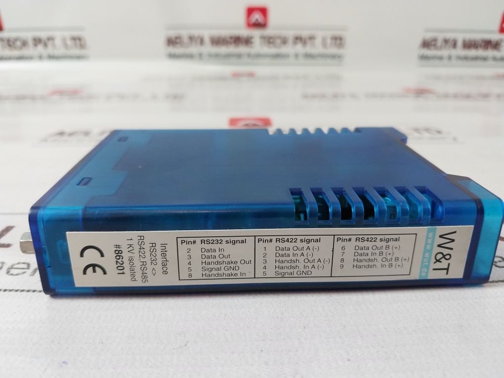 W&T 86201 Interface Converter Rs232,Rs422/485 1Kv Isolated
