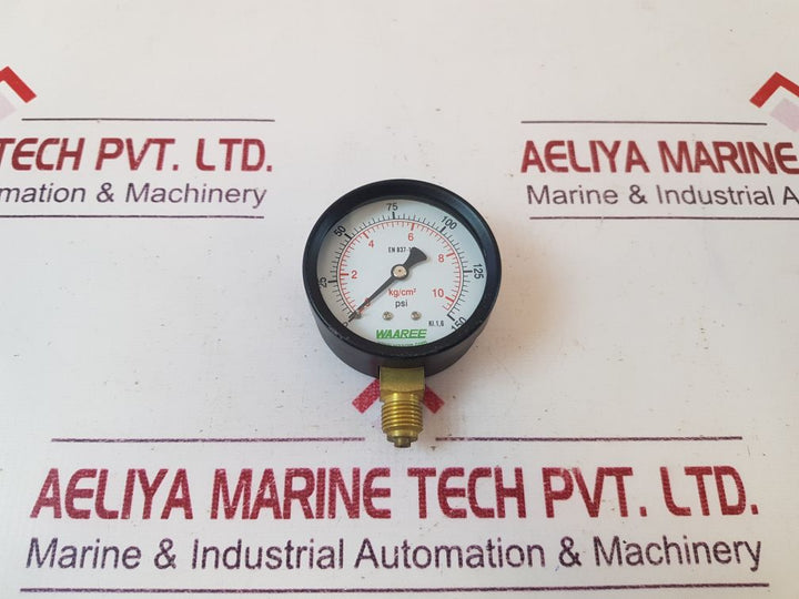 Waaree En 837-1 Pressure Gauge 0 To 150 Psi0 To 10 KgCm2