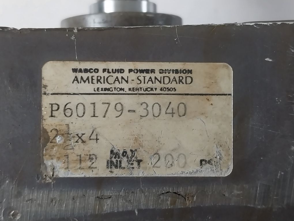 Wabco P60179-3040 Pneumatic Cylinder 200 Psi