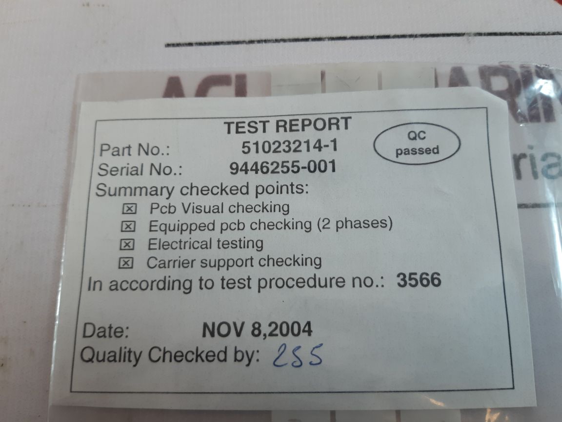 Wago 16Ai-aai143 Interface Board 51023214-1