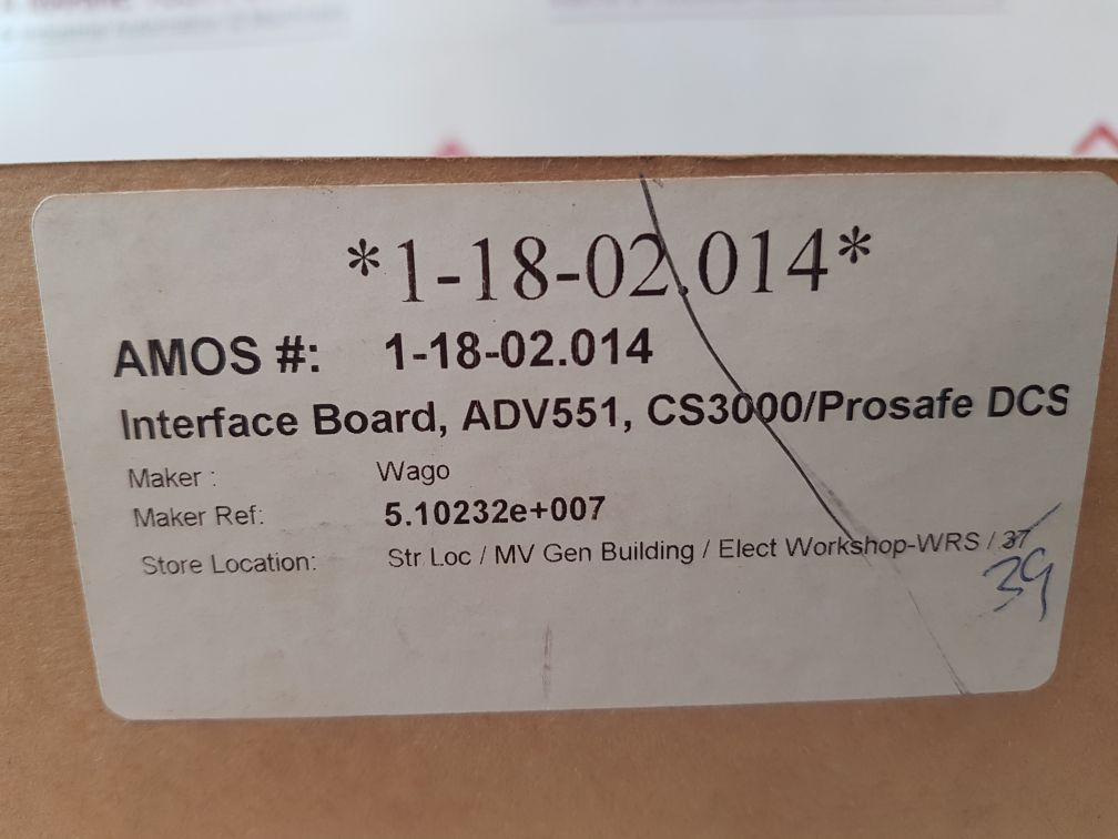 Wago 32D0-adv551 Interface Board 51023221-3
